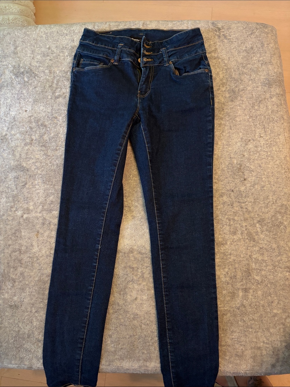 Bluenotes Dark Blue High-Waist Skinny Jeans